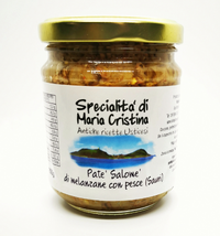 PATE' SALOME' DI MELANZANE CON PESCE (SAURI)